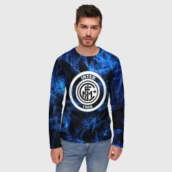 Мужской лонгслив 3D Inter smoke neon - фото 2