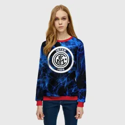 Женский свитшот 3D Inter smoke neon - фото 2