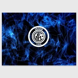 Поздравительная открытка Inter smoke neon