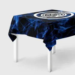 Скатерть 3D Inter smoke neon