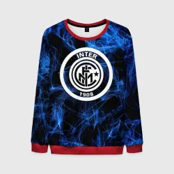 Мужской свитшот 3D Inter smoke neon