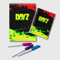 Блокнот Dayz кислотные краски штрихи