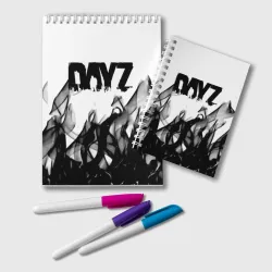 Блокнот Dayz текстура огонь