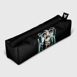 Пенал школьный 3D Девушка бабочка и скелет