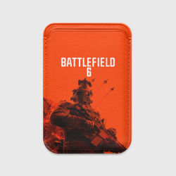 Картхолдер Magsafe магнитный Солдат и самолеты Battlefield 6
