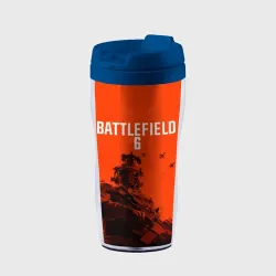 Термокружка-непроливайка Солдат и самолеты Battlefield 6