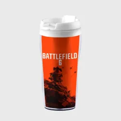 Термокружка-непроливайка Солдат и самолеты Battlefield 6