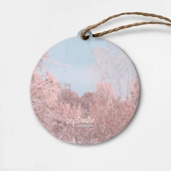 Деревянная игрушка круг Атмосфера сентябрь