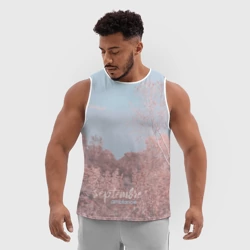 Мужская спортивная майка 3D Атмосфера сентябрь - фото 2