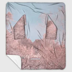 Плед с рукавами Атмосфера сентябрь