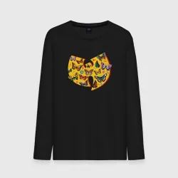 Мужской лонгслив хлопок Wu-Tang butterflies