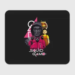 Прямоугольный коврик для мышки Squid Game арт