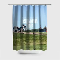 Штора 3D для ванной Кудыкина гора