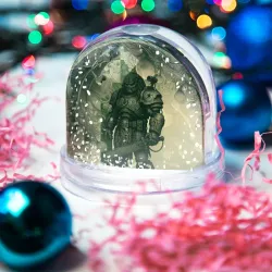 Игрушка Снежный шар Мощный бронированный хищник - фото 2