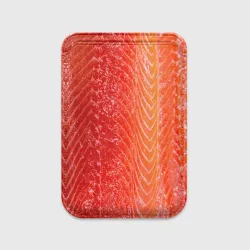 Картхолдер Magsafe магнитный Лосось филе текстура