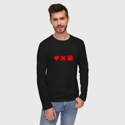 Мужской лонгслив хлопок Любовь смерть роботы - фото 2