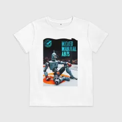 Детская футболка хлопок Bender is a mixed martial artist