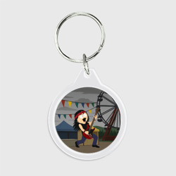 Брелок круглый Рэнди Марш рок музыкант - Южный парк