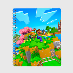 Тетрадь Майнкрафт - на встречу приключениям