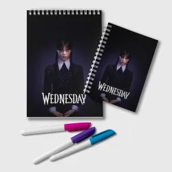 Блокнот Уэнсдэй в черных слезах Wednesday