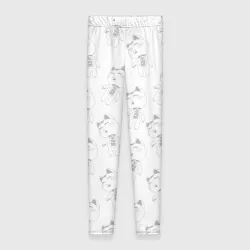 Леггинсы 3D Dandadan - манеки паттерн