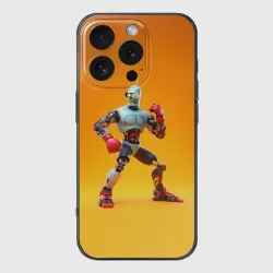 Чехол для iPhone 16 Pro силиконовый с защитой камеры Bender - mixed martial artist