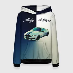 Женская толстовка 3D Ford gt500 - градиент