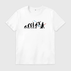 Мужская футболка хлопок Star wars evolution