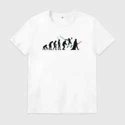 Мужская футболка хлопок Star wars evolution