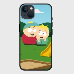 Чехол для iPhone 14 Эрик Картам сзади пугает Баттерса