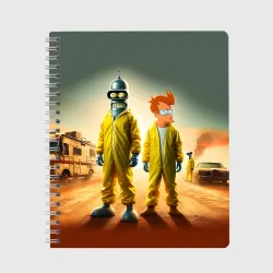 Тетрадь Bender and Fry - Breaking bad ai art collab