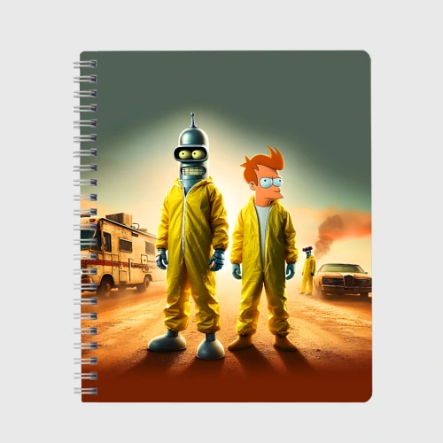 Тетрадь Bender and Fry - Breaking bad ai art collab