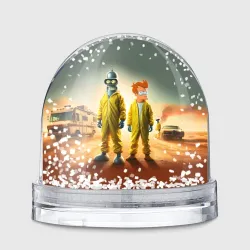 Игрушка Снежный шар Bender and Fry - Breaking bad ai art collab