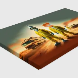Холст прямоугольный Bender and Fry - Breaking bad ai art collab - фото 2