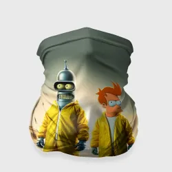 Бандана-труба 3D Bender and Fry - Breaking bad ai art collab