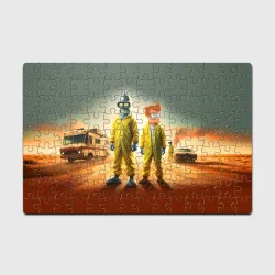 Головоломка Пазл магнитный 126 элементов Bender and Fry - Breaking bad ai art collab