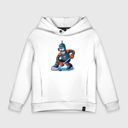 Детское худи Oversize хлопок Bender is a cool hockey forward