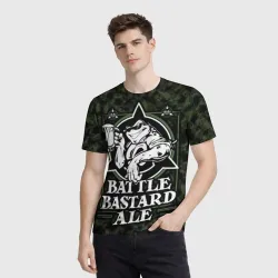 Мужская футболка 3D Battletoads Zitz ale - фото 2