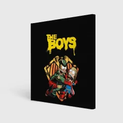 Холст квадратный The boys - Simpsons