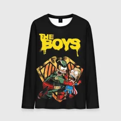 Мужской лонгслив 3D The boys - Simpsons