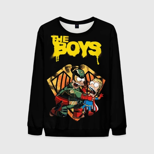 Мужской свитшот 3D The boys - Simpsons