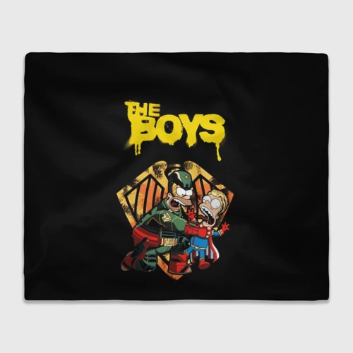 Плед 3D The boys - Simpsons