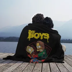 Плед 3D Simpsons - the boys  - фото 2