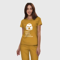 Женская пижама хлопок Время деньги инквизиция - Warhammer - фото 2