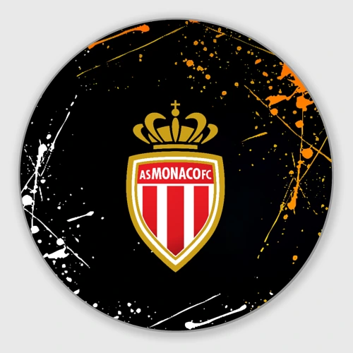 Круглый коврик для мышки Monaco краски текстура