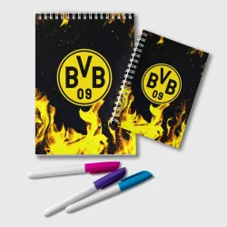 Блокнот Borussia желтый огонь