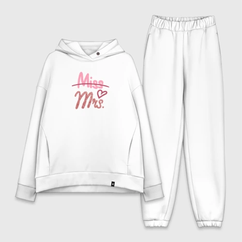Женский костюм хлопок Oversize Теперь миссис