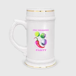 Кружка пивная Pre-wedding party