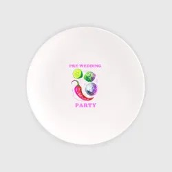 Тарелка Pre-wedding party