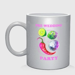 Кружка керамическая Pre-wedding party